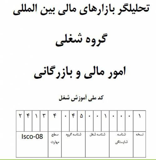نمونه سوالات تحلیلگر بازارهای مالی بین المللی با پاسخ ( جدید )